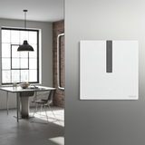 Công Tắc Ngữ Cảnh Thông Minh Simon M7 Metal Màu Bạc (Silver) 66E8005MTY-2A-Lắp Đặt Dễ Dàng, Kết Nối Linh Hoạt