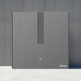 Công Tắc Ngữ Cảnh Thông Minh Simon M7 Metal Màu Xám (Grey) 66E8005MTY-2B-Lắp Đặt Dễ Dàng, Kết Nối Linh Hoạt