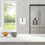 Công tắc thông minh vuông Simon M7 Metal Smart Màu Bạc (Silver) 66E8001MTY-2A lắp nhà bếp chuẩn châu âu