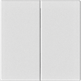 Bộ Nút Nhấn Đôi Vuông Màu Trắng Simon M7 Gem Diamond White Mã 661021FG-4F