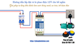 Hướng dẫn lắp đặt Rơ le an toàn phao điện bồn nước 12V Siron SR-SR11 cho bể ngầm