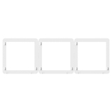 Khung viền Ba vuông Màu Trắng Simon S6 580630