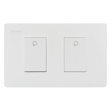 Mặt 2 Lỗ Size S Lắp Ngang Màu Trắng Simon K1 Mã K1002N Lắp Hạt 1 Chiều