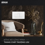 Mặt 3 Lỗ Size S Lắp Ngang Màu Trắng Simon K1 Mã K1003N - Thiết Bị Điện Cao Cấp