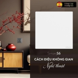 Mặt che công tắc ổ cắm vuông Simon S6