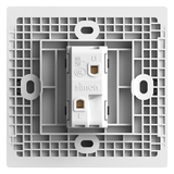 Mặt Sau Bộ Công Tắc Đơn 1 Chiều Vuông Màu Trắng Simon S6 581011