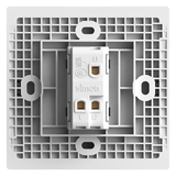 Mặt Sau Bộ Công Tắc Đơn 2 Chiều Vuông Màu Trắng Simon S6 581012