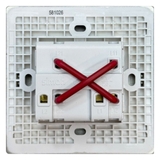 Mặt Sau Bộ Công Tắc Đơn Trung Gian Vuông Màu Trắng Simon S6 581026