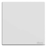 Mặt Trước Bộ Công Tắc Đơn 2 Chiều Vuông Màu Trắng Simon S6 581012