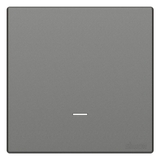 Mặt Trước Bộ Công Tắc Đơn 20A 1 Chiều Chuẩn Vuông Màu Xám Simon S6 582023-61