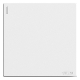 Mặt Trước Bộ Công Tắc Đơn Trung Gian Vuông Màu Trắng Simon S6 581026