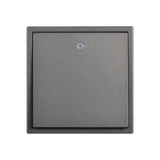 Module Công Tắc 32A Vuông Màu Xám Có Đèn Led Simon I7 703223-61 Cao Cấp