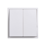 Module Công Tắc Đôi 1 Chiều Vuông Màu Trắng Simon I7 701021 Cao Cấp Chuẩn Châu Âu