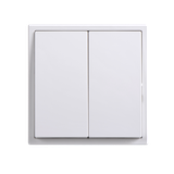 Module Công Tắc Đôi 2 Chiều Vuông Màu Trắng Simon I7 Mã 701022