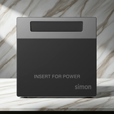Module Công Tắc Thẻ Từ RFID Vuông Màu Xám Simon S6 58E602-61 - Tối ưu hóa tiết kiệm năng lượng