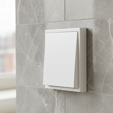 Module Nút Nhấn Nhả Đơn Simon 16A Lắp Đế Âm Vuông 86x86
