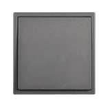 Module Nút Nhấn Nhả Đơn Vuông Màu Xám Simon I7 Mã 701011F-61
