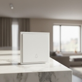 Nút chuông cửa điện thiết kế sang trọng nhựa PC chống cháy