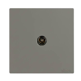 Ổ Cắm TV Đơn Chuẩn F Vuông Màu Xám Simon S6 585114-61