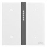 Bộ công tắc Dimmer đơn nhà thông minh Simon M7 metal smart màu Bạc 66E8015MTY-2a – Điều Khiển Ánh Sáng Tinh Tế