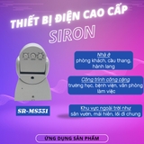 ứng dụng Công tắc cảm ứng chuyển động rada vi sóng ngoài trời chống nước IP65 Siron SR-MS331