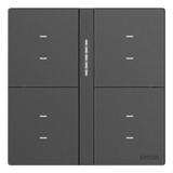 Bộ Công Tắc Bối Cảnh Tám Nhà Thông Minh Simon M7 Gema Smart Màu Xám (Grey) 66E8025GTY-4D