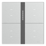 Bộ Công Tắc Bối Cảnh Tám Nhà Thông Minh Simon M7 Gem Smart Màu Bạc (Silver) 66E8025GTY-4E