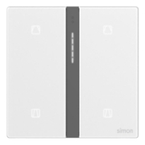 Bộ Công Tắc Rèm Cửa Đôi Nhà Thông Minh Simon M7 Gem Smart Màu Trắng (White) 66E8014GTY-4F