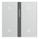 Bộ Công Tắc Rèm Cửa Đôi Nhà Thông Minh Simon M7 Gem Smart Màu Bạc (Silver) 66E8014GTY-4E