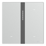 Bộ công tắc bối cảnh ba nhà thông minh Simon M7 Gem smart Màu Bạc 66E8007GTY-4E