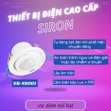 ưu điểm nổi bật của Công tắc cảm ứng chuyển động hồng ngoại âm trần Siron SR-SS001