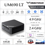 [Like new] Mini PC Minisforum UM690 AMD R9 6900HX Radeon 680M USB4 Máy tính Ryzen 9 WT ME SE LITE 690 Nucbox