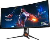 Màn hình chuyên game HDR siêu rộng ROG Swift PG35VQ – 35” 21:9 (3440 x 1440), FALD 512 vùng chiếu sáng, Độ sáng đỉnh 1000nit, Có thể ép xung 200Hz, 2ms, G-SYNC Ultimate, DisplayHDR1000 ™, Quantum-dot, Điều khiển quạt thông minh, Aura Sync, Bộ khuếch đại Hi-fi-grade ESS