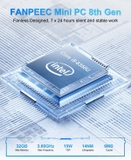 HYSTOU i5-8350U – Mini PC công nghiệp không quạt hiệu năng cao, điều khiển PLC, hệ thống tự động hóa, hệ thống nhúng