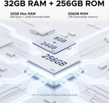 DOOGEE Tab E3 Pro – Máy Tính Bảng Android 15 Siêu Mỏng, Màn Hình Lớn 13 inch, Pin 11000mAh, RAM 32GB, Gemini AI, Hiệu Năng Đỉnh Cao