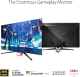 Màn hình Gaming ASUS ROG Swift PG65UQ 65” HDR 144Hz 4K (3840 x 2160) G-Sync Ultimate, Bảo vệ mắt (Eye Care), DisplayPort HDMI USB, Đồng bộ Aura Sync, HDR10 DisplayHDR 1000 UHD Premium.