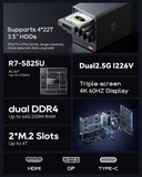 Mini PC AOOSTAR AMD Ryzen 7 5825U - Máy tính nhỏ gọn, hiệu năng cao cho Home NAS