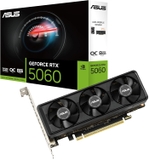 ASUS GeForce RTX™ 5060 LP BRK 8GB GDDR7 OC Edition RTX5060-O8G-LP-BRK Sức Mạnh GDDR7 Đặt Trong Thiết Kế Low Profile chiến game mạnh mẽ