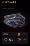 Minisforum UM880 PRO Mini PC Gaming AMD Ryzen 8845HS Radeon 780M RDNA3 Máy tính R7 8000 Seri