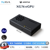 Card Đồ Họa Ngoài AOOSTAR XG76XT | EGPU Radeon RX-7600XT | Kết Nối USB4 & OCuLink | Hiệu Suất Cao