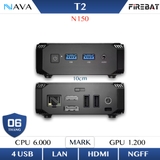 Firebat T2 Mini PC N150 (3.6GHz) Intel, 4K UHD, DDR4 RAM M.2 SSD PCIe, Intel Twin Lake N150