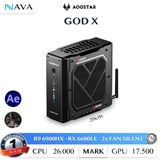 Aoostar GOD X Gaming Minii PC | GPU RX 6600LE - RYZEN 9 6900HX | Đồ Hoạ Cao Cấp Cho Gamer, Creator
