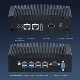 HYSTOU i5-8350U – Mini PC công nghiệp không quạt hiệu năng cao, điều khiển PLC, hệ thống tự động hóa, hệ thống nhúng