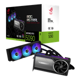 Card màn hình ASUS ROG Astral LC GeForce RTX 5090 32GB GDDR7 OC Edition tản nhiệt nước AIO sức mạnh to lớn cho Creator Gamer và phục vụ AI