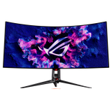 Màn hình chơi game ROG Swift OLED PG39WCDM tấm nền OLED cong 39-inch (3440x1440), tần số quét 240 Hz (trên 144Hz), thời gian phản hồi 0.03 ms, tương thích G-SYNC®, tản nhiệt tùy chỉnh, độ sáng đồng nhất, bộ chuyển đổi ROG Smart KVM, cổng Type-C 90 W, phần