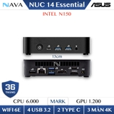 ASUS NUC 14 Essential Intel N150 Mini PC siêu bền, siêu mạnh cho công việc và giải trí