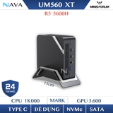 Mini PC Minisforum UM560XT AMD R5 5600H Radeon USB4 Máy tính Ryzen 5