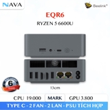 Mini PC Beelink EQR6 AMD Ryzen 5 6600U 6C/12T RAM 24GB LPDDR5 6300Mhz