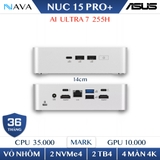 ASUS NUC 15 Pro Plus U7 255H Mini PC, Intel Arc Graphics, hỗ trợ 4 màn 4K, Wi-Fi 7