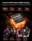 Mini PC Beelink GTR9 Pro AI MAX+ 395 RAM LPDDR5X 8000Mhz Radeon 8060s AI lên đến 126 TOPS